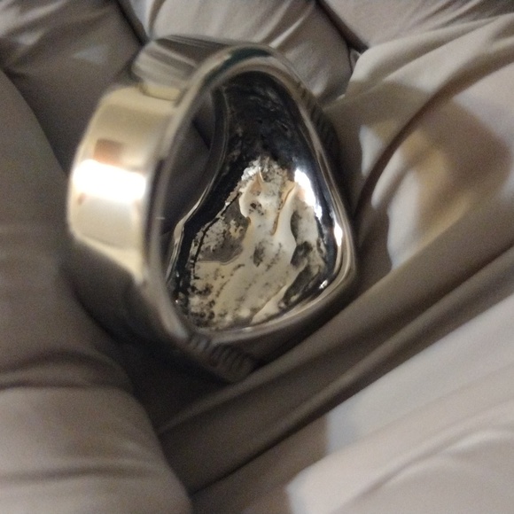 Vintage Harley-Davidson Motor Stainless Steel Ring - Picture 4 of 13